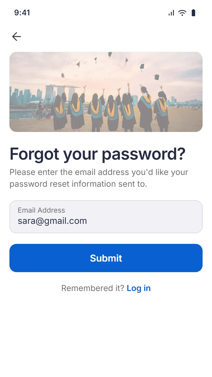 Forgot password