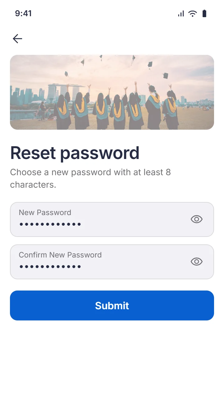 Reset password