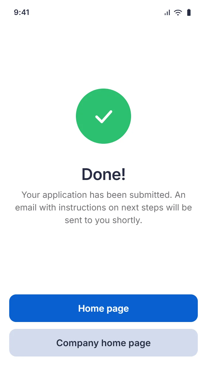 Applied successfully